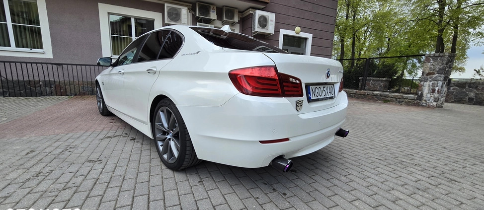 BMW Seria 5 cena 74900 przebieg: 192000, rok produkcji 2012 z Gołdap małe 781